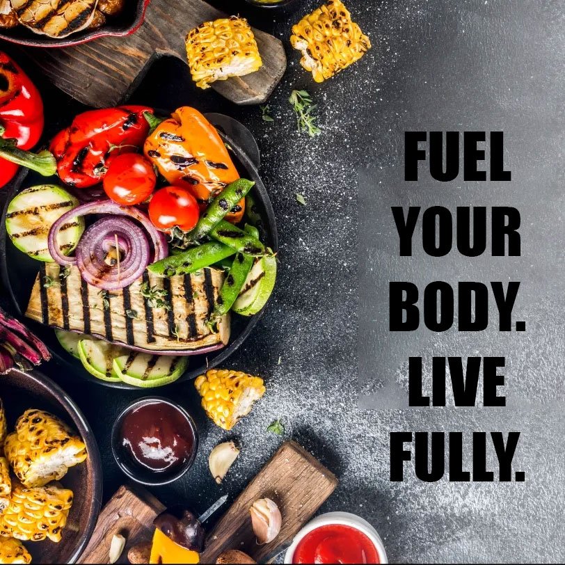 Balanced wellness lifestyle including nutrition, recovery, sleep, and stress management